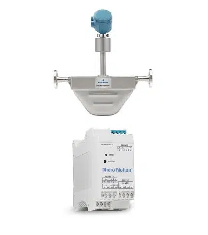 Micro Motion F-Series Coriolis Meter Consisting of F050A Sensor and 1500 Transmitter