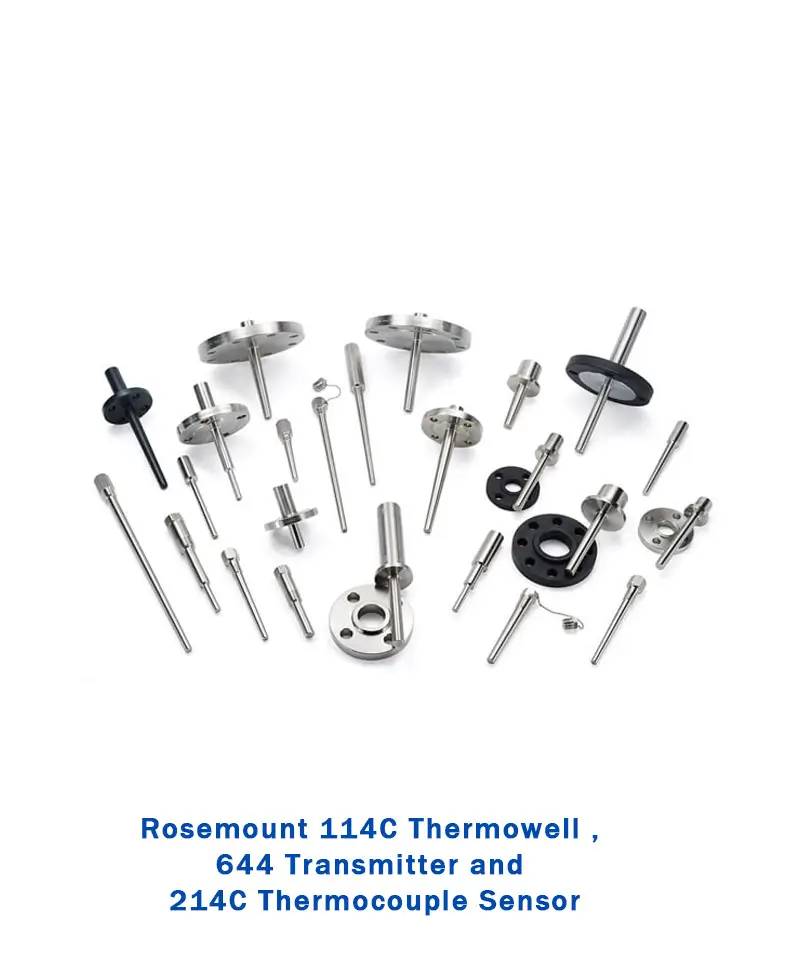 Rosemount 114C Termokupl, 644 Verici ve 214C Termokupl Sensörü ...